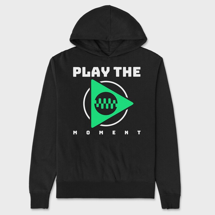 Play the Moment, Unisex Men's Hoodie