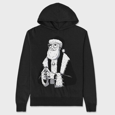 Goth Santa, Unisex Men's Hoodie