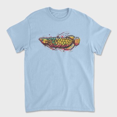 Arowana Watercolor, Unisex Men's T-Shirt