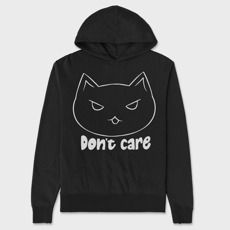 Dont Care, Unisex Men's Hoodie