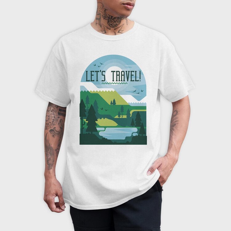 Skating Santa Juice, Unisex Men's T-Shirt