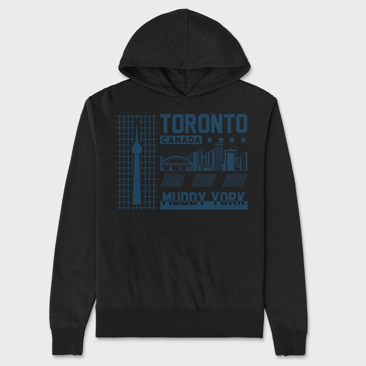 Toronto, Unisex Men's Hoodie