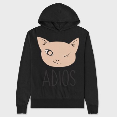 Adios, Unisex Men's Hoodie