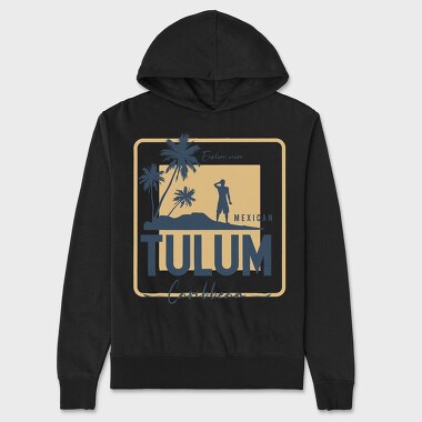 Tulum Caribbean, Unisex Men's Hoodie