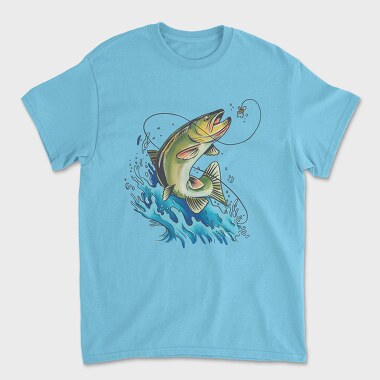 Bass Painting, Unisex Men's T-Shirt
