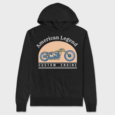 American Legend, Unisex Men's Hoodie