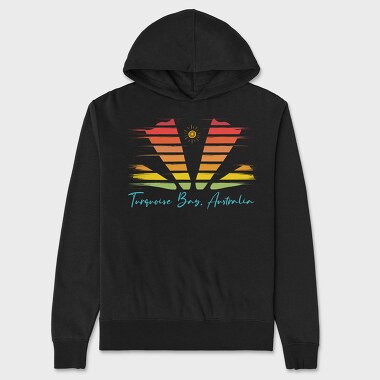 Turquoise Bay, Unisex Men's Hoodie