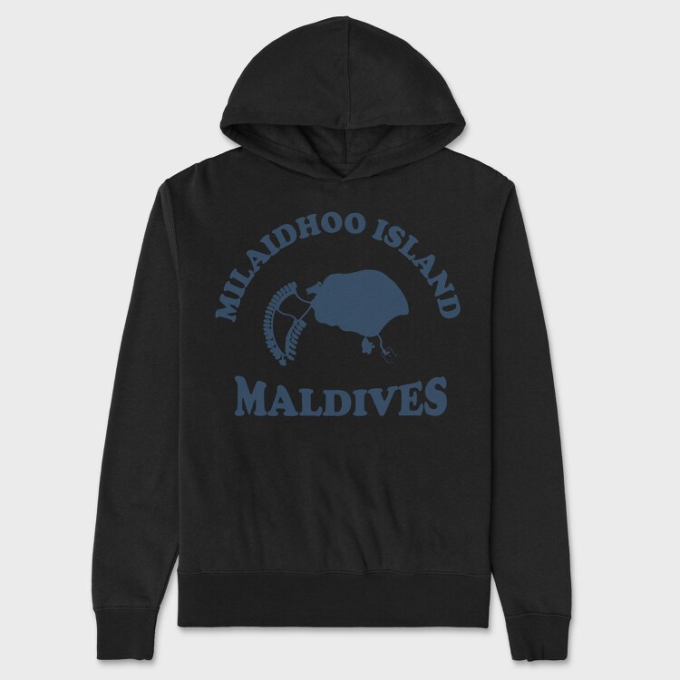 Milaidhoo Island, Unisex Men's Hoodie
