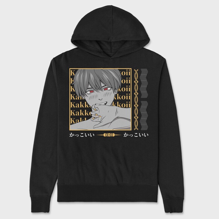 Anime Japanese 1, Unisex Men's Hoodie