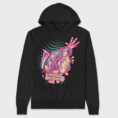Skate Death, Unisex Men's Hoodie