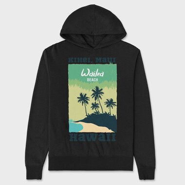 Wailea Beach, Unisex Men's Hoodie