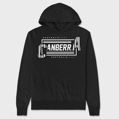 Canberra, Unisex Men's Hoodie