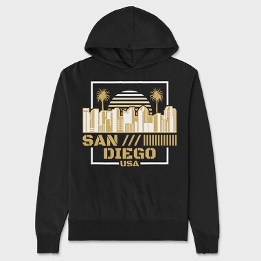 San Diego, Унисекс Мъжко Суичър