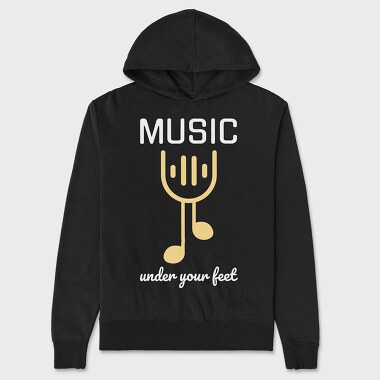 Music Under Your Feet, Унисекс Мъжко Суичър