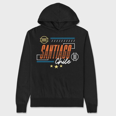 Santiago, Unisex Men's Hoodie