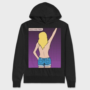 Wild and Free, Unisex Men's Hoodie