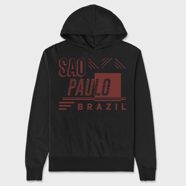 Sao Paulo, Unisex Men's Hoodie