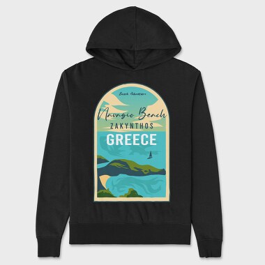 Navagio Beach, Unisex Men's Hoodie