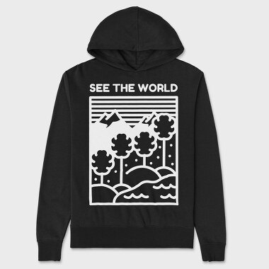 See the World, Unisex Men's Hoodie