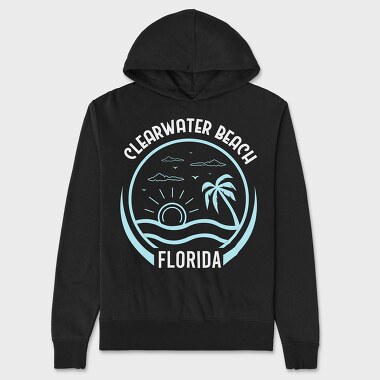 Clearwater Beach, Unisex Men's Hoodie