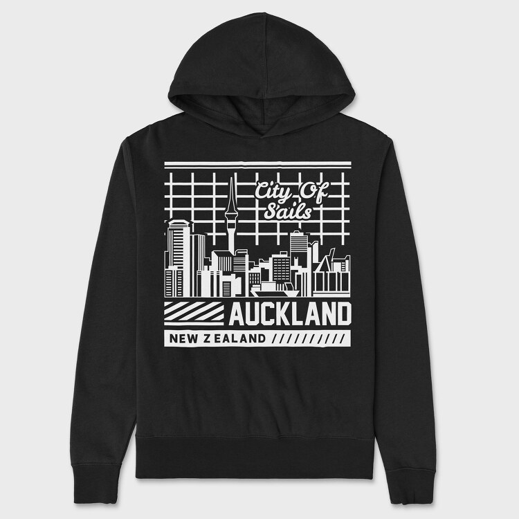 Auckland, Унисекс Мъжко Суичър