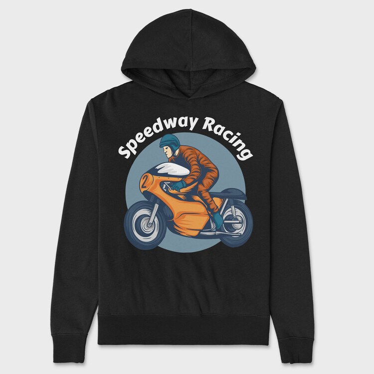 Speedway Racing, Unisex Men's Hoodie