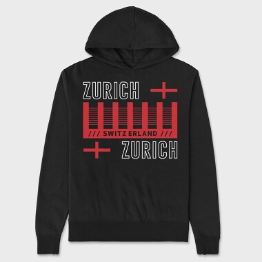 Zurich, Unisex Men's Hoodie
