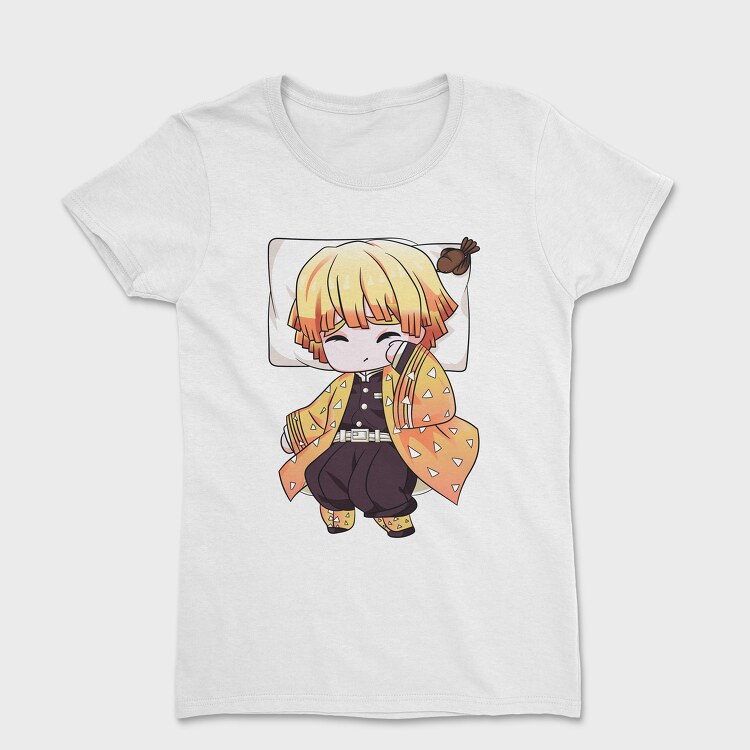 Demon Slayer Pillow 6, Дамска Тениска