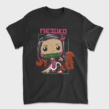 Funko Anime Demon Slayer Nezuko Kamado, Unisex Men's T-Shirt