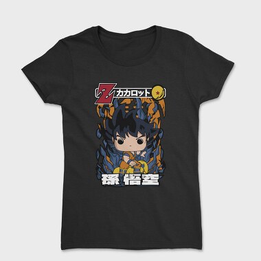 Funko Anime Dragon Ball Son Goku, Women's T-Shirt
