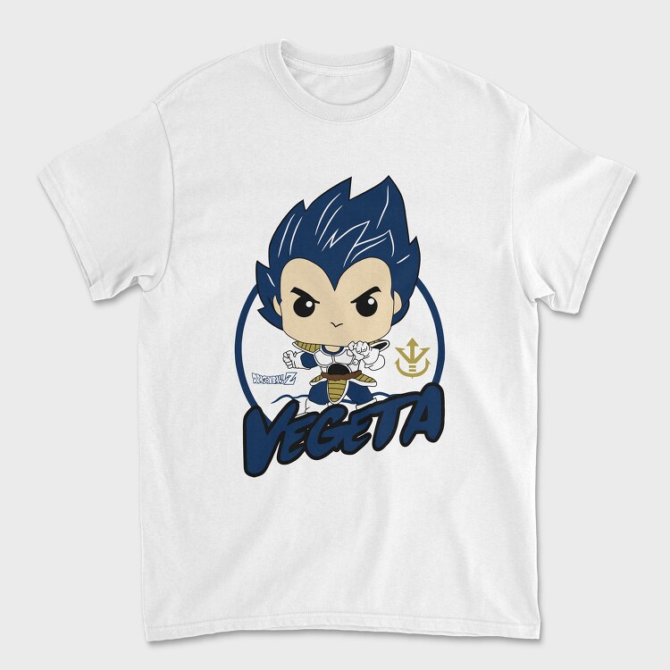 Funko Anime Vegeta Drangon Ball Z, Unisex Men's T-Shirt