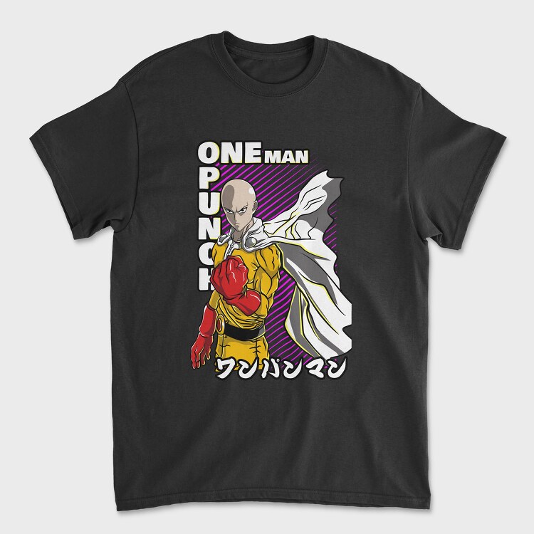 One Punch Man, Унисекс Мъжка Тениска