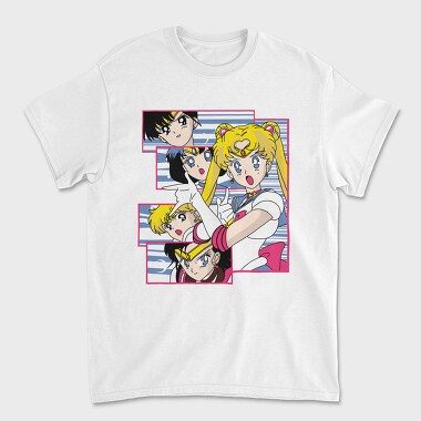 Унисекс Мъжка Тениска, Sailor Moon 12