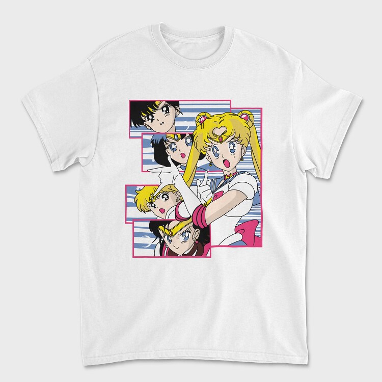 Sailor Moon 12, Унисекс Мъжка Тениска