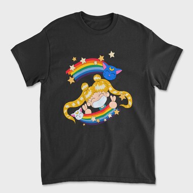 Sailor Moon 18, Unisex Men's T-Shirt