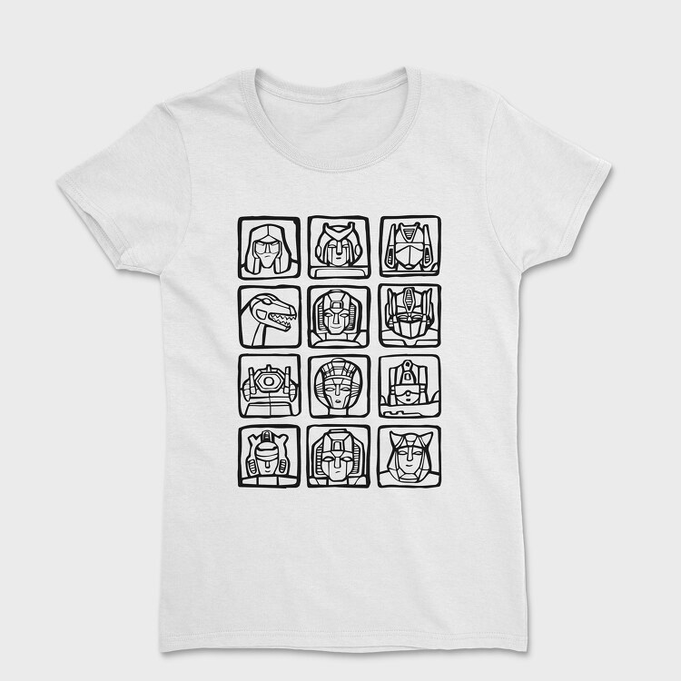 Transformers Characters, Women's T-Shirt