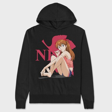 Asuka Langley Sohryu, Unisex Men's Hoodie