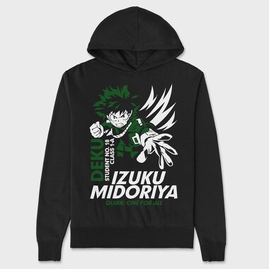 Izuku Midoriya, Unisex Men's Hoodie