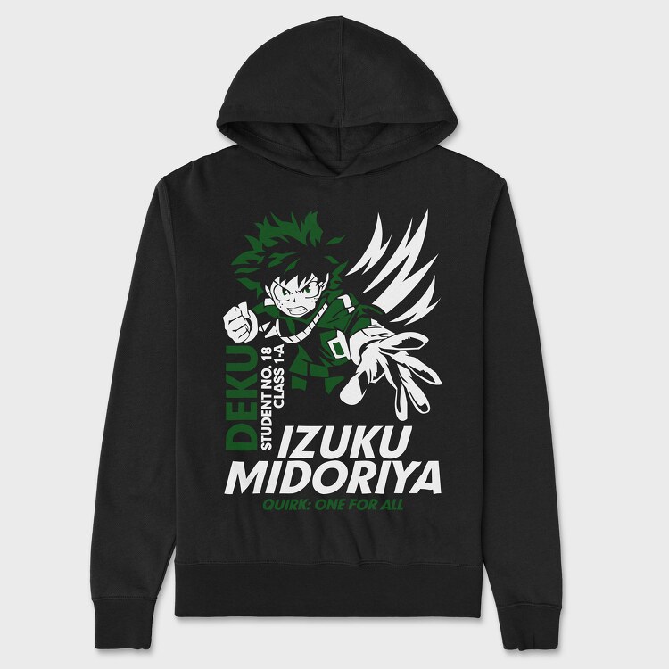 Izuku Midoriya, Унисекс Мъжко Суичър
