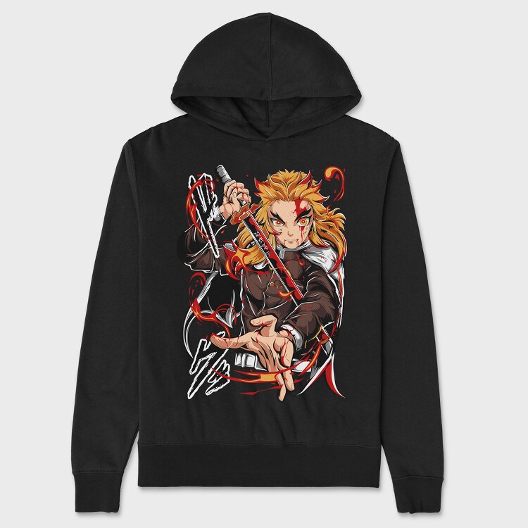 Kyojuro Rengoku Ex, Unisex Men's Hoodie