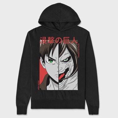 Eren Jaeger, Unisex Men's Hoodie