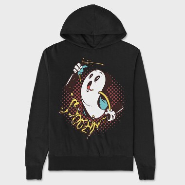 Boozin Ghost, Unisex Men's Hoodie