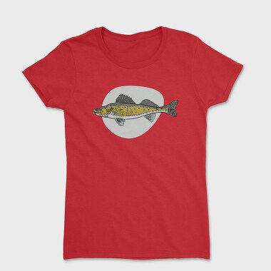 Walleye Fish, Women's T-Shirt
