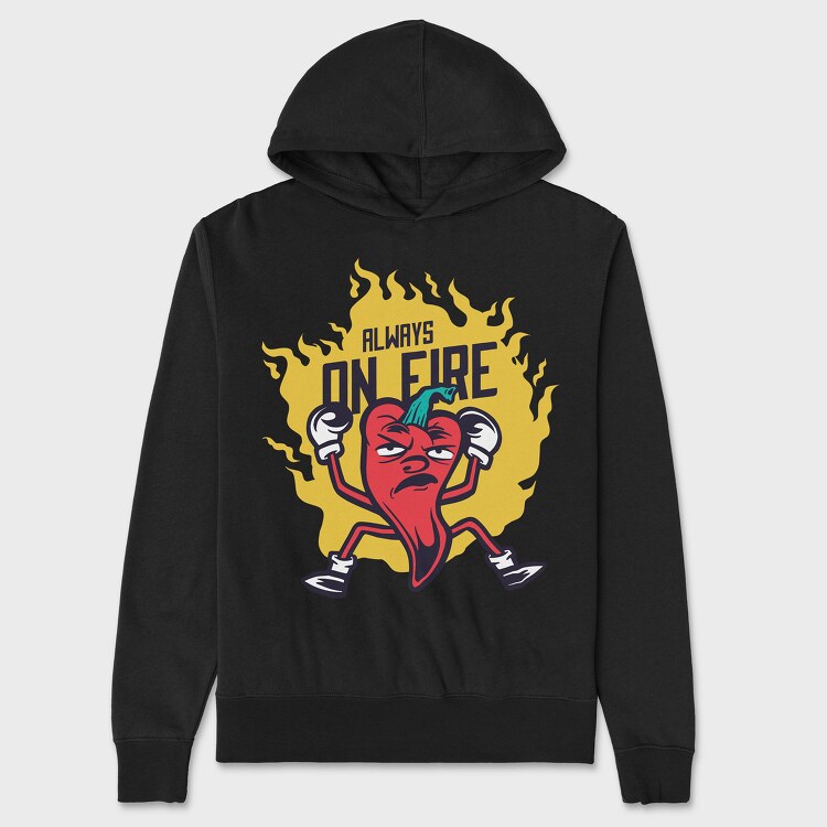 Chilli Angry, Unisex Men's Hoodie