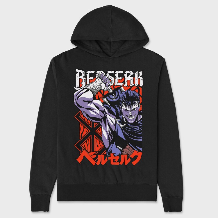 Berserk, Unisex Men's Hoodie