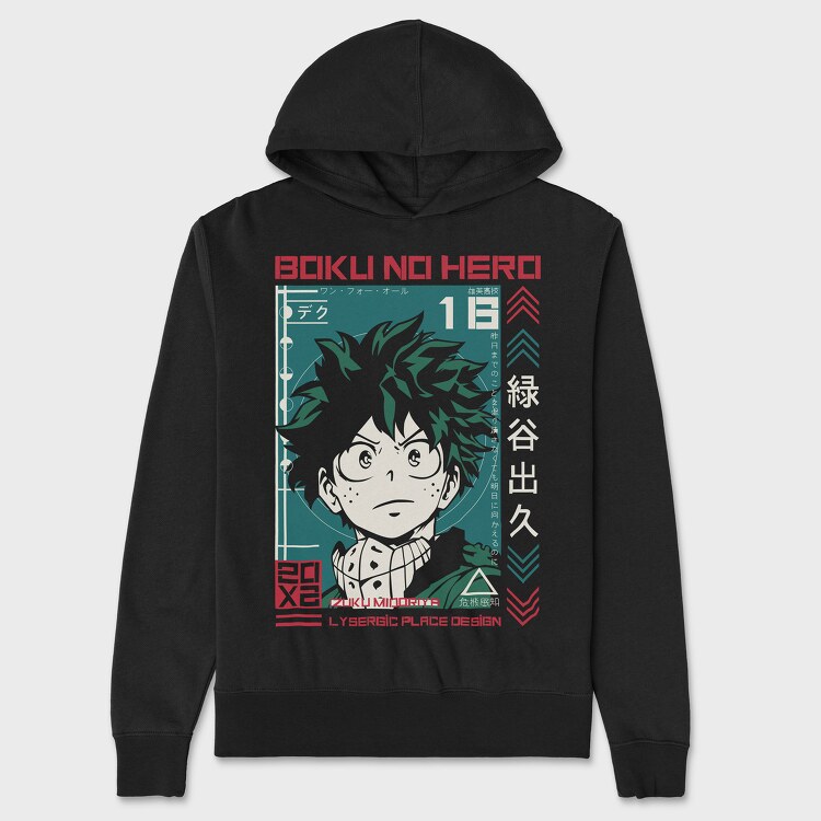 My Hero Academia 23, Unisex Men's Hoodie