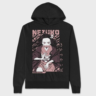 Nezuko, Unisex Men's Hoodie