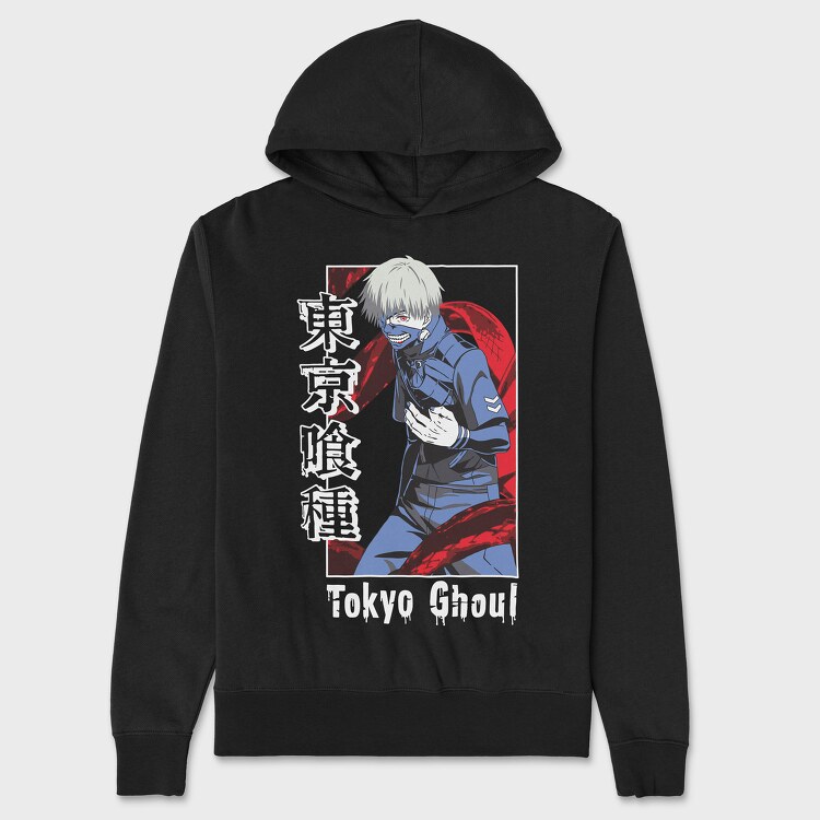 Tokio Ghoul 2, Unisex Men's Hoodie