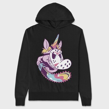 Unicorn Halloween, Unisex Men's Hoodie