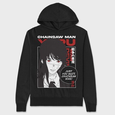 Chainsaw Man 19, Unisex Men's Hoodie